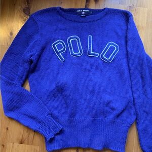 Polo by Ralph Lauren Blue Crewneck Sweater